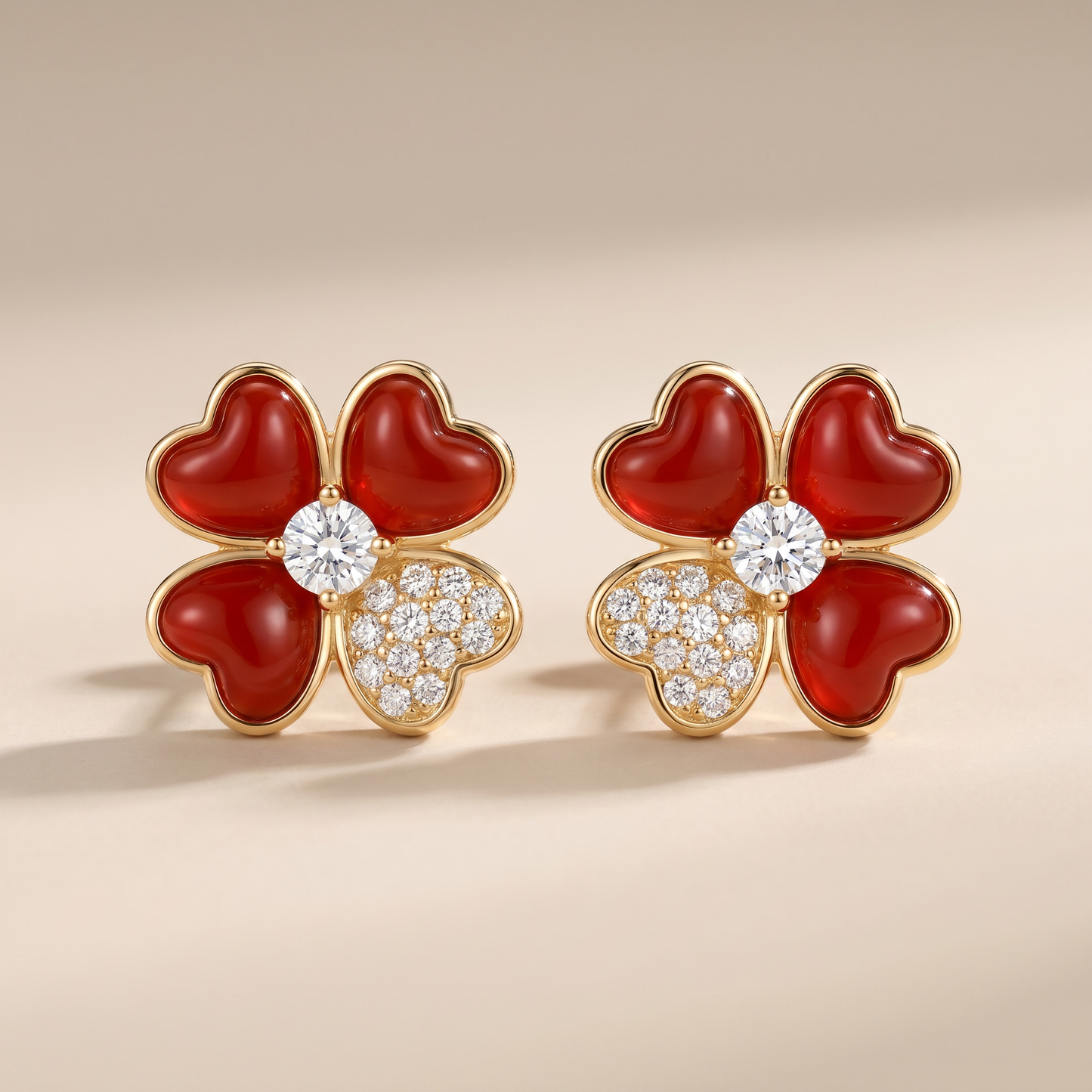 Cosmos Pavé Diamonds Medium Earrings