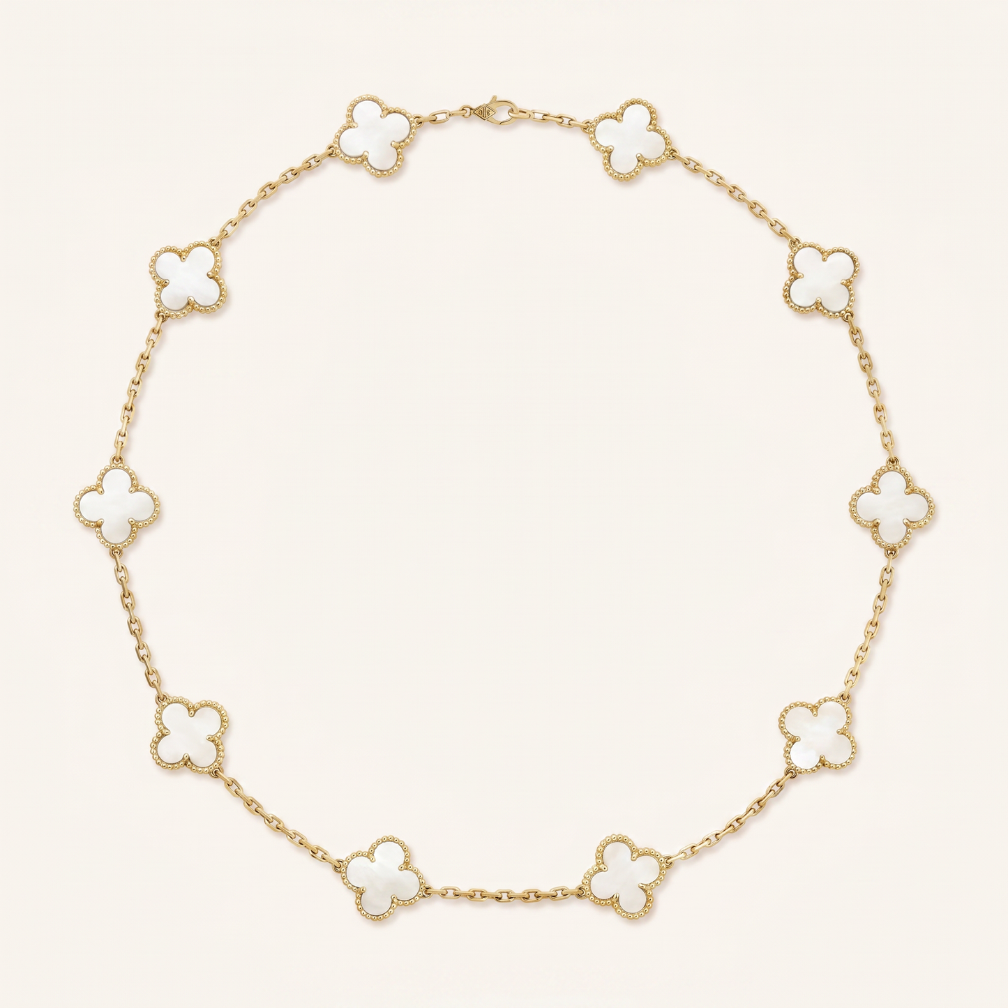 Alhambra 10 Motifs Mother Of Pearl Necklace
