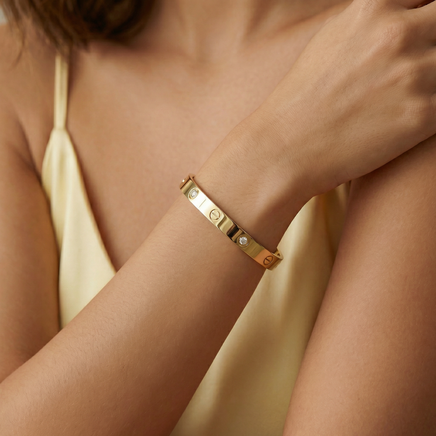 Elegant Love 4 Diamonds Bracelet