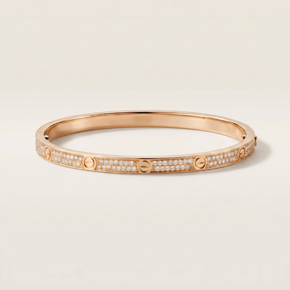 Small Love Diamonds Paved Bracelet