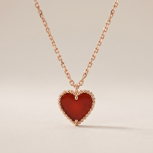 Sweet Alhambra Heart Pendant Necklace