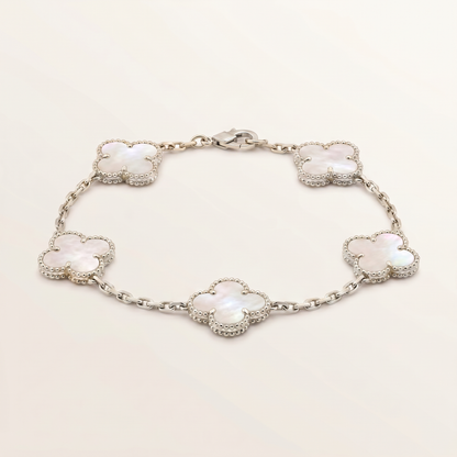 Vintage Alhambra 5 Motifs Mother of Pearl Bracelet