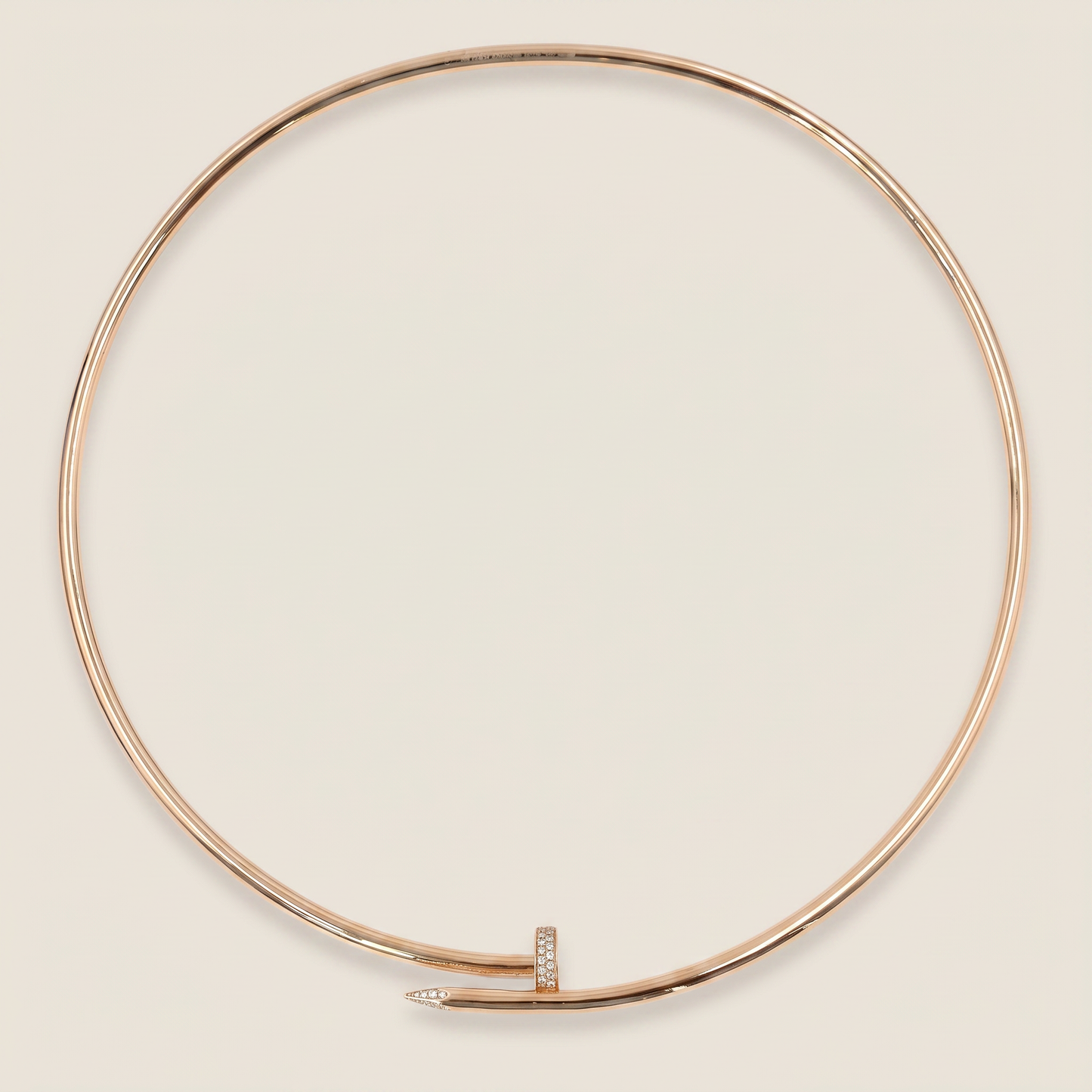 Juste Un Clou Torque Necklace