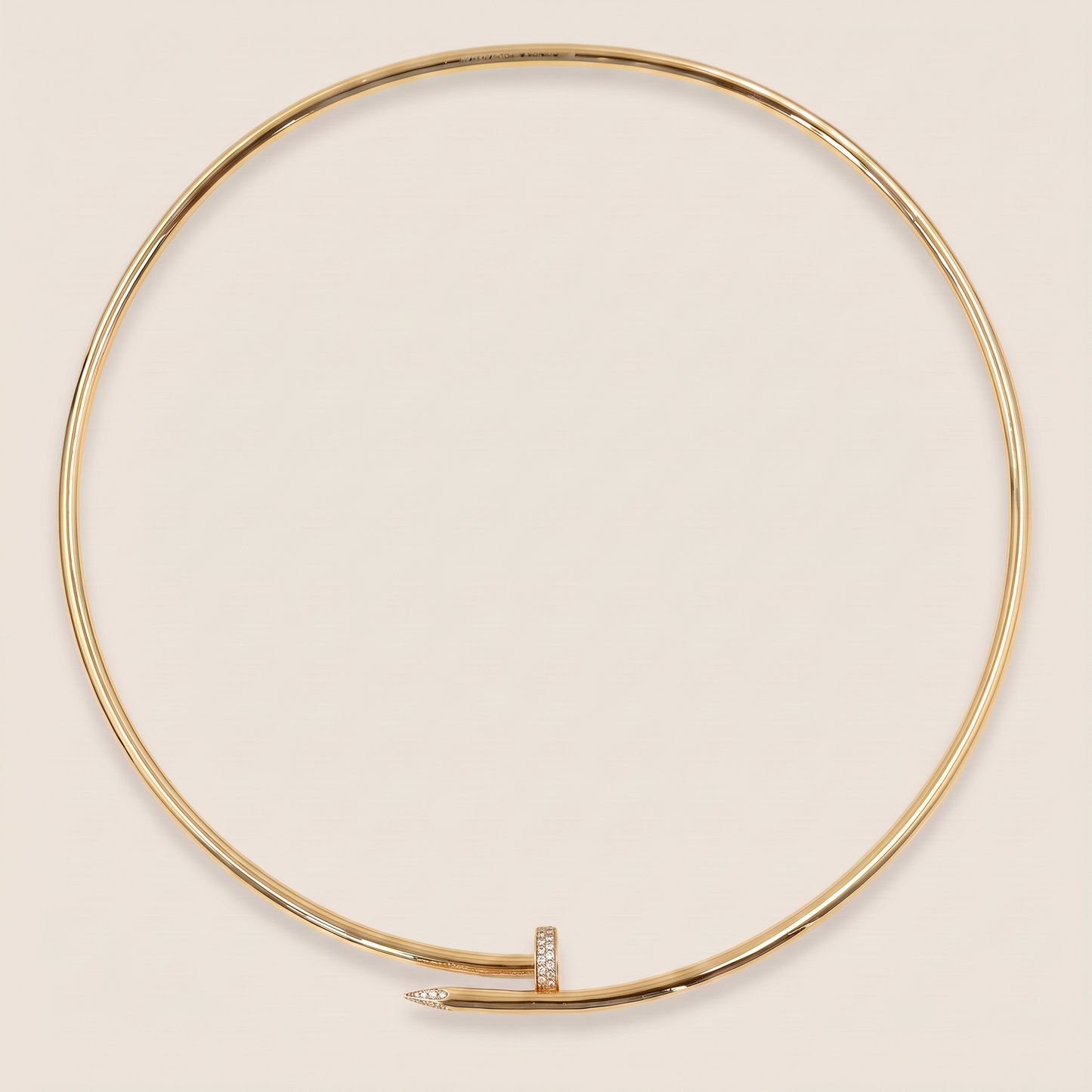 Juste Un Clou Torque Necklace