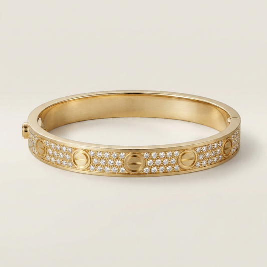 Love Diamonds Paved Bracelet