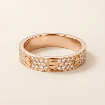 Love Pavé Band Ring