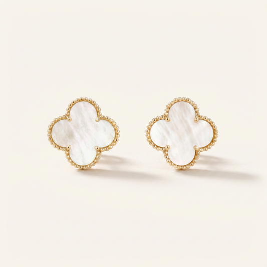 Magic Alhambra Pearl Earrings