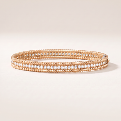 Perlée Pavé Diamonds Row Bracelet