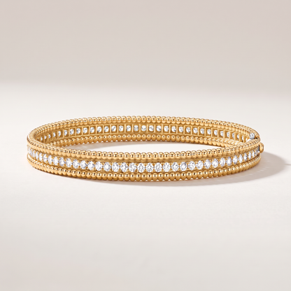 Perlée Pavé Diamonds Row Bracelet