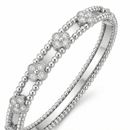 Perlée Sweet Clovers Pavé Bracelet