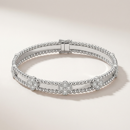 Perlée Sweet Clovers Pavé Bracelet