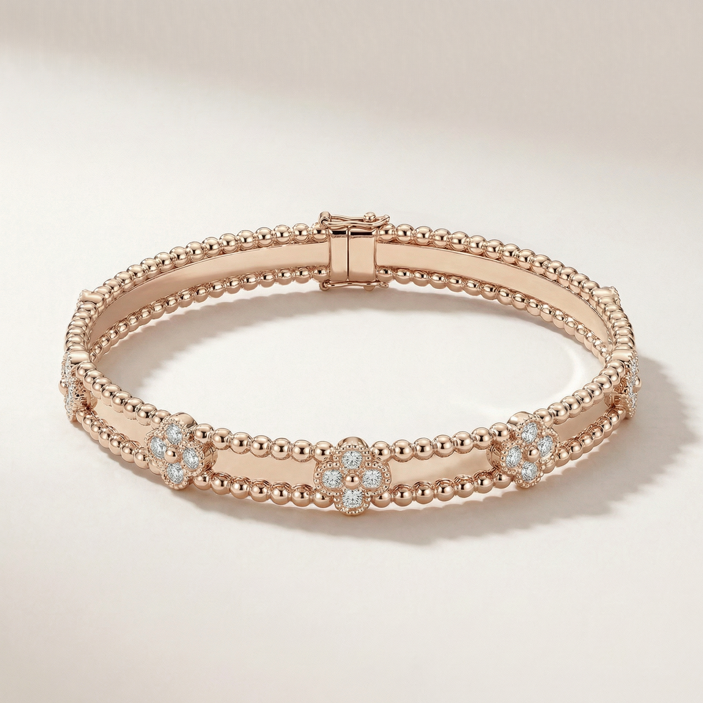 Perlée Sweet Clovers Pavé Bracelet