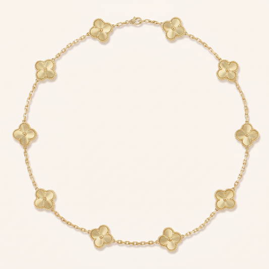 Vintage Alhambra 10 Motifs Necklace